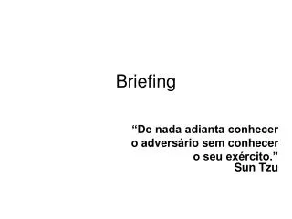 briefing