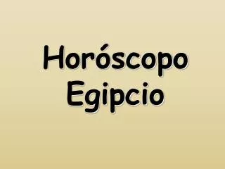 hor scopo egipcio