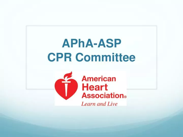 apha asp cpr committee