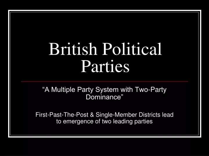 british political parties
