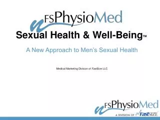 Sexual Health &amp; Well-Being TM