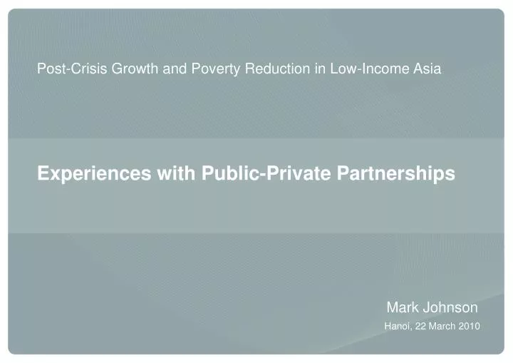 post crisis growth and poverty reduction in low income asia