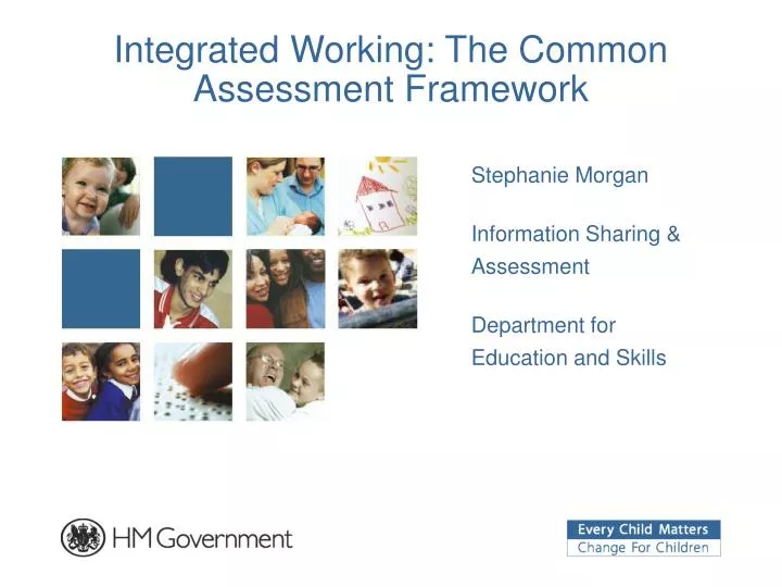 integrated working the common assessment framework