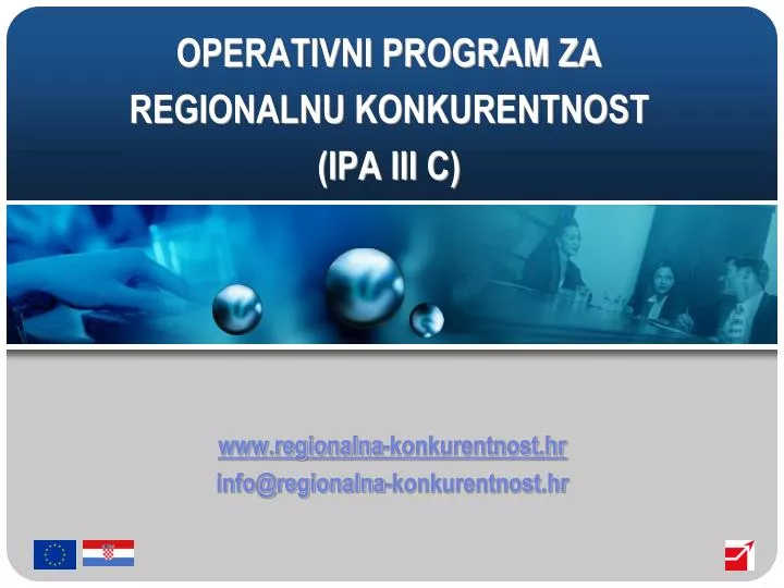 operativni program za regionalnu konkurentnost ipa iii c