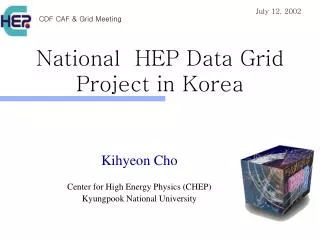 National HEP Data Grid Project in Korea