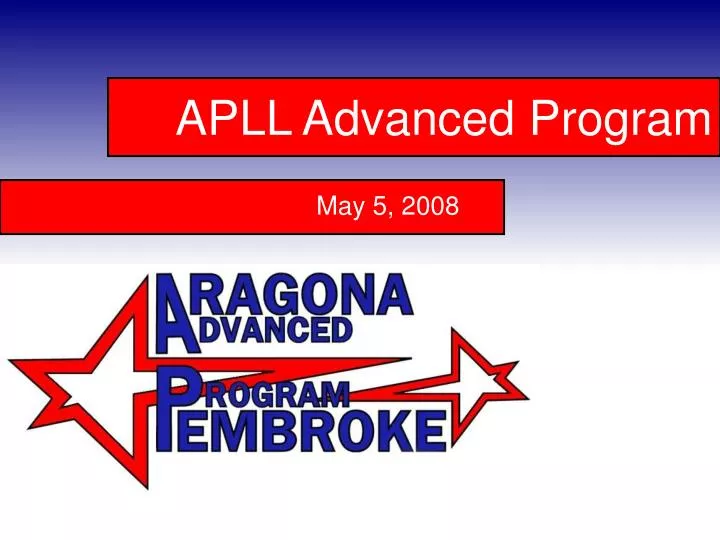 apll advanced program