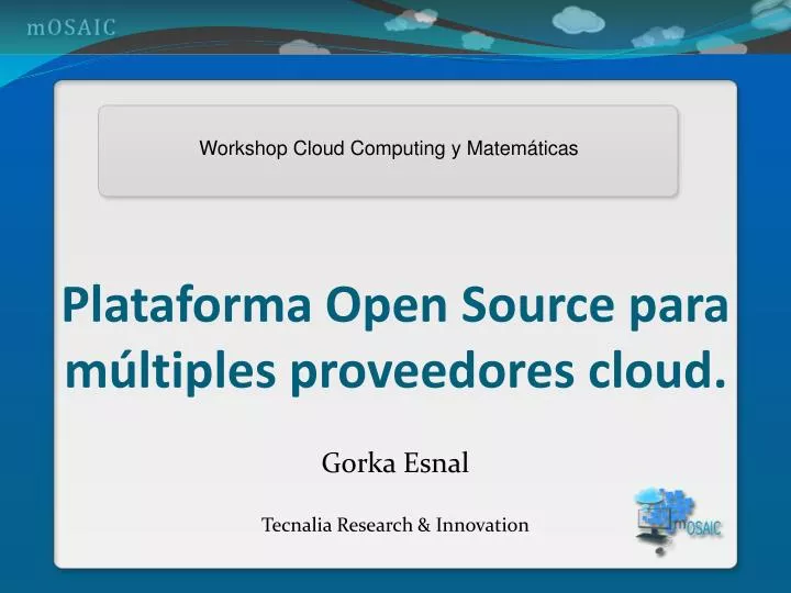 plataforma open source para m ltiples proveedores cloud