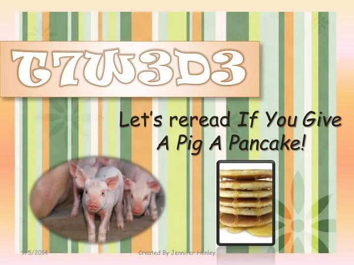 let s reread if you give a pig a pancake