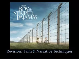 Revision: Film &amp; Narrative Techniques