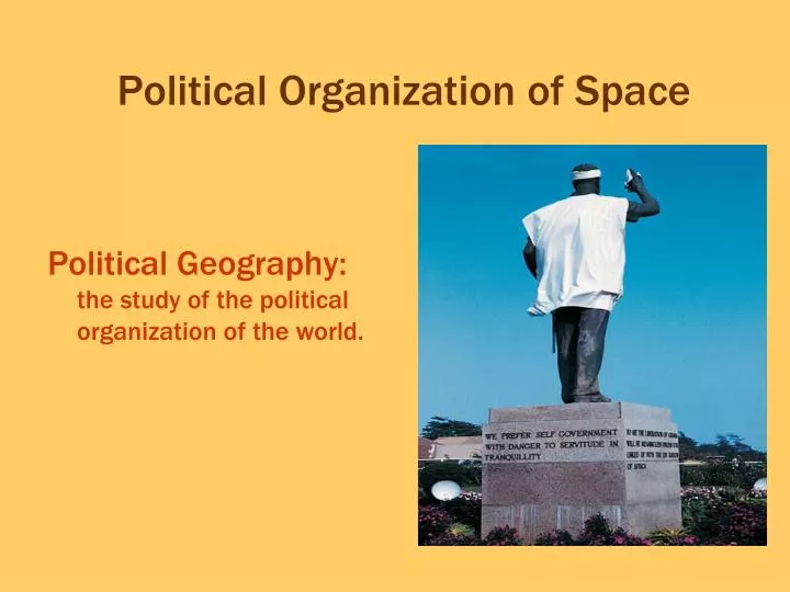 political organization of space