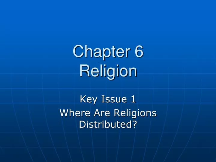 chapter 6 religion