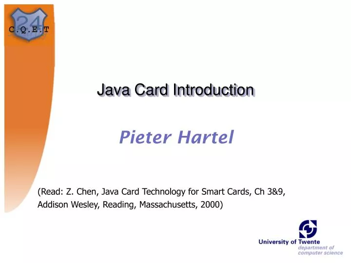 java card introduction