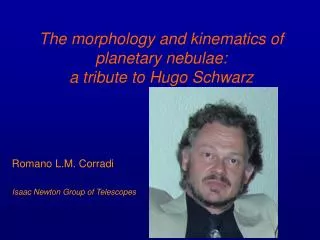 The morphology and kinematics of planetary nebulae: a tribute to Hugo Schwarz