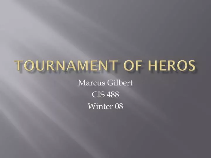 tournament of heros