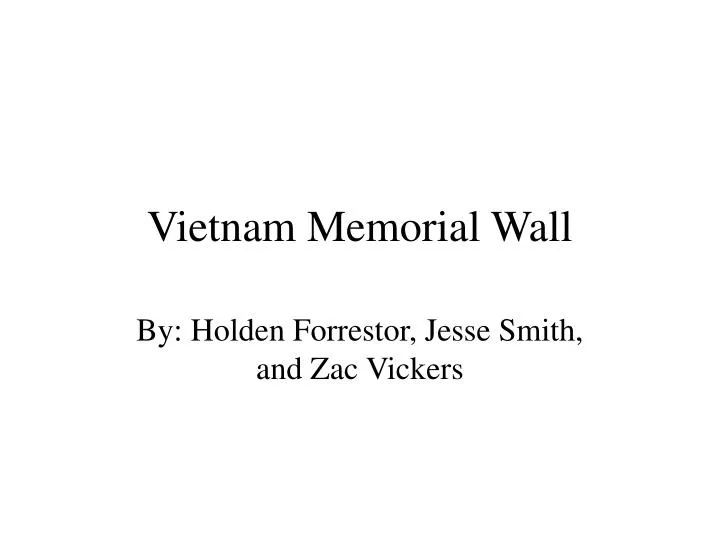 vietnam memorial wall