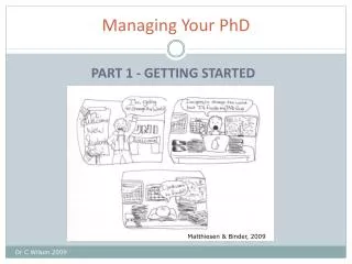 Managing Your PhD