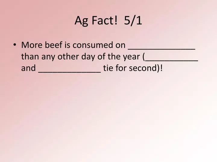 ag fact 5 1