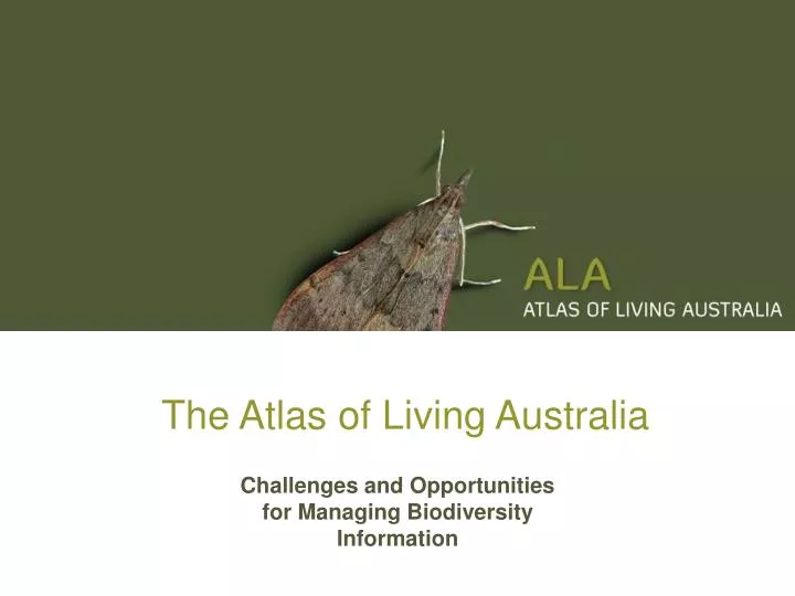 the atlas of living australia