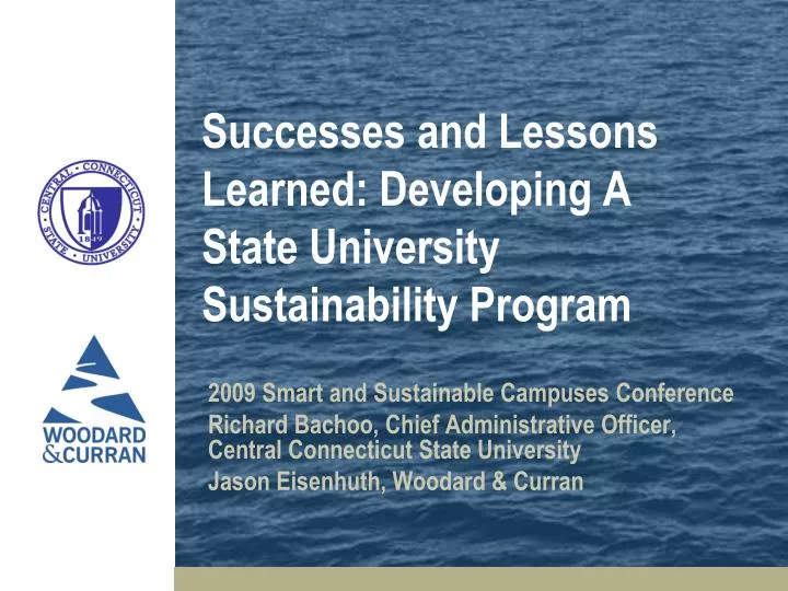 successes and lessons learned developing a state university sustainability program