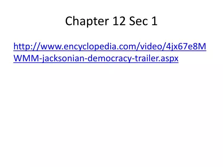 chapter 12 sec 1
