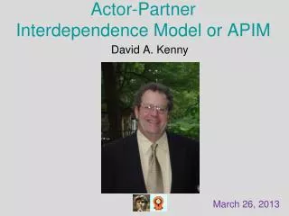 Actor-Partner Interdependence Model or APIM