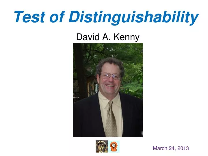 test of distinguishability