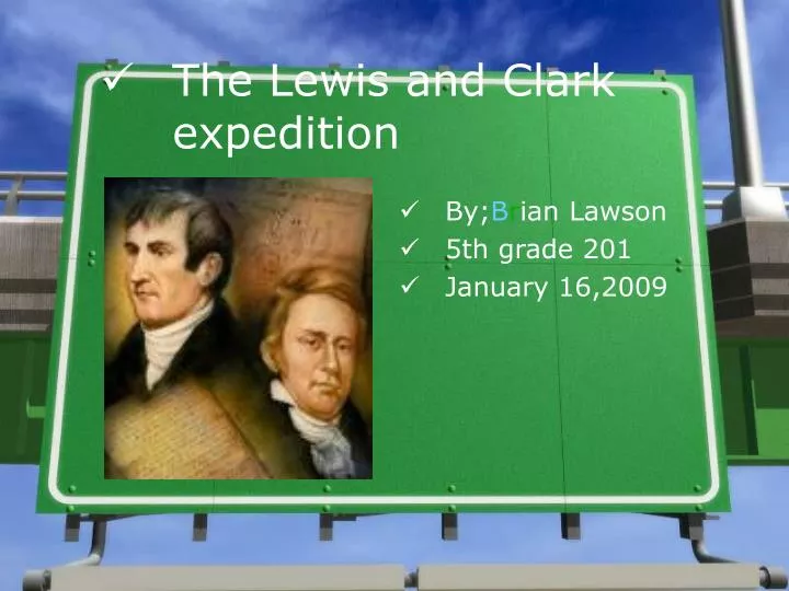 the lewis and clark expedition