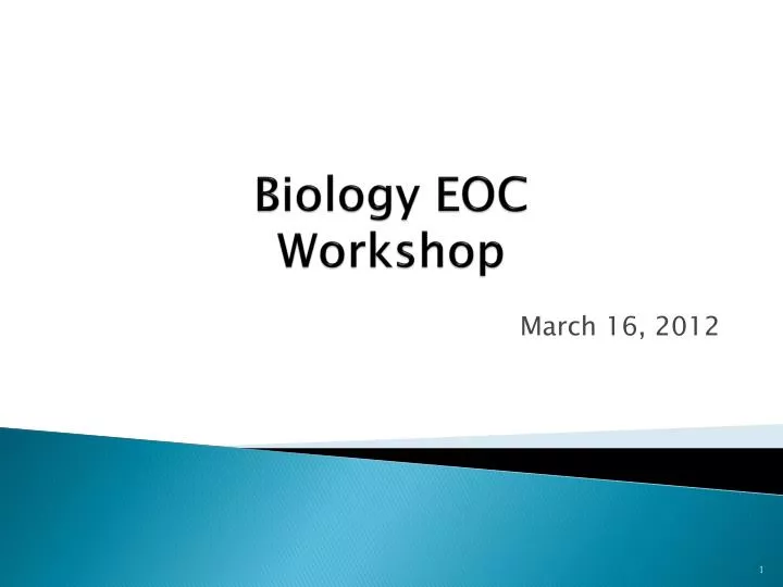 biology eoc workshop