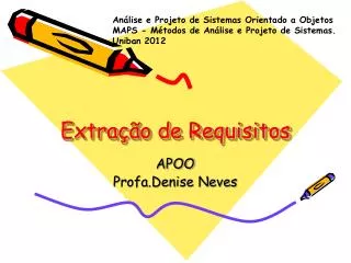 extra o de requisitos
