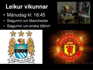 leikur vikunnar
