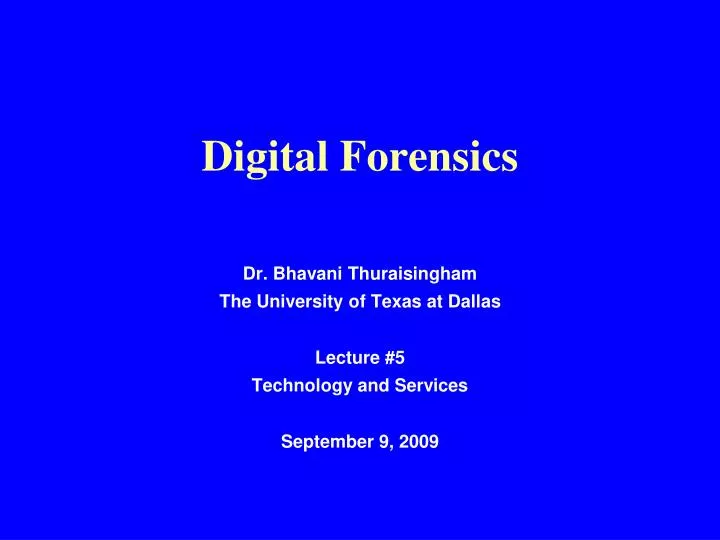 digital forensics