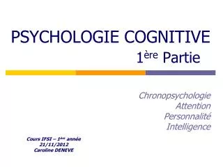 cours ifsi 1 re ann e 21 11 2012 caroline deneve