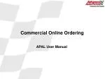 Commercial Online Ordering - slide 1