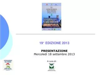 19 edizione 2013