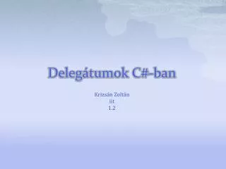 deleg tumok c ban