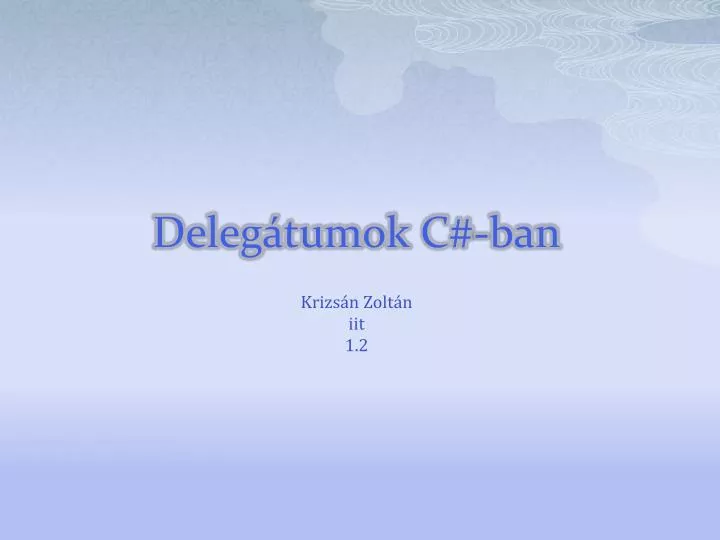 deleg tumok c ban