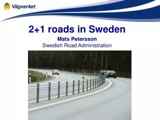 2+1 roads in Sweden