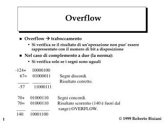 overflow
