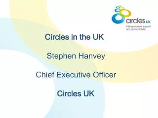 Circles in the UK Stephen Hanvey Chief Executive Officer