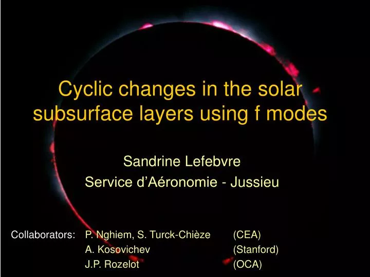 cyclic changes in the solar subsurface layers using f modes