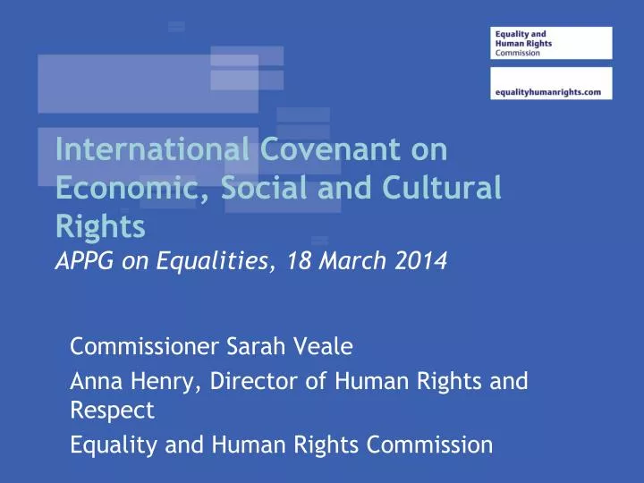 international covenant on economic social and cultural rights appg on equalities 18 march 2014