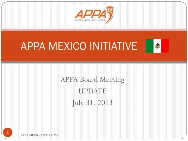 appa mexico initiative