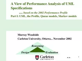 Murray Woodside Carleton University, Ottawa... November 2002
