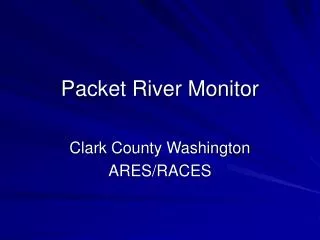 Packet River Monitor