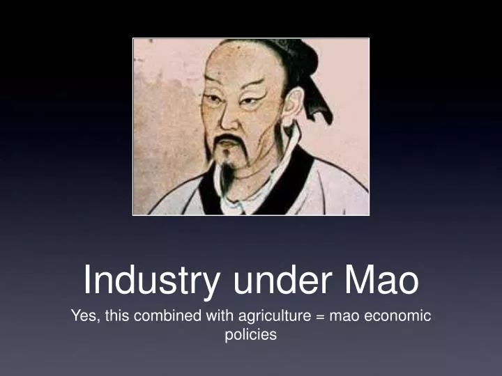 industry under mao