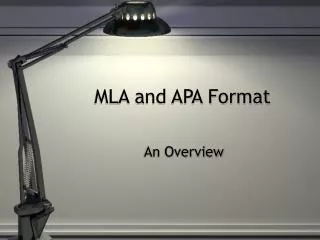 mla and apa format