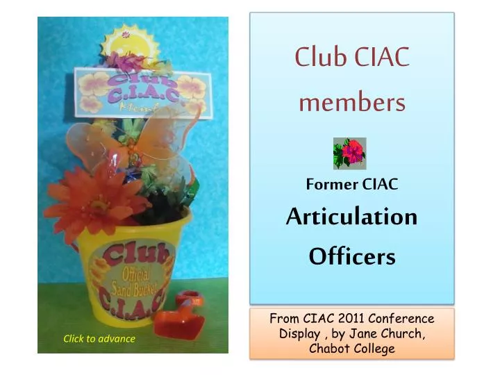 club ciac members former ciac articulation officers
