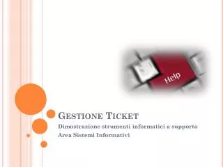 gestione ticket
