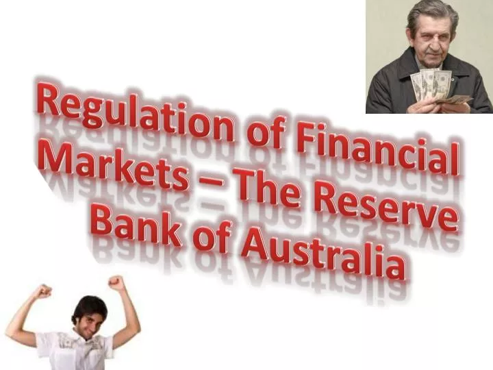 regulation of financial markets the reserve bank of australia