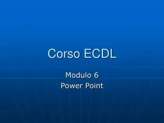 corso ecdl
